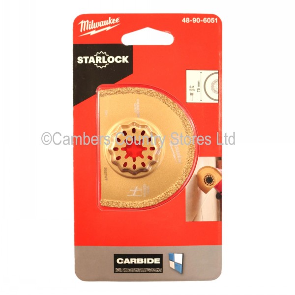 Milwaukee Starlock Multitool Segmented Blade 75 x 2.2mm Cambers Country Store